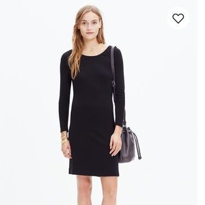 Madewell Sorbonne Dress Black Size M